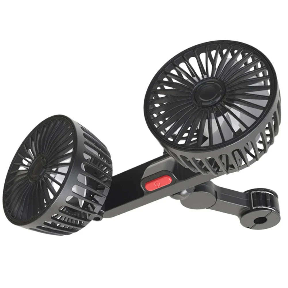 Dual Head Fan for Car Seats